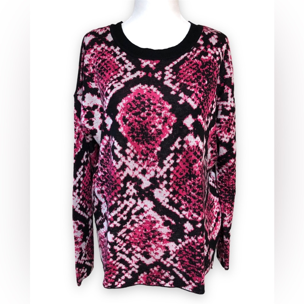 Dkny Women’s Sweater Python Print - image 1